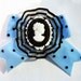 Antoinette Velvet Hair Bow Clip Accessory by Cutie Dynamite Lolita Party Pinup Alice Kawaii Cute