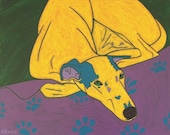 Whippet Good - Fine Art Print by Angela Bond