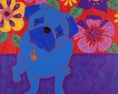 Perspicacious Pug - Large Dog Print - Pop Art Dog - Pug - by dogpopart