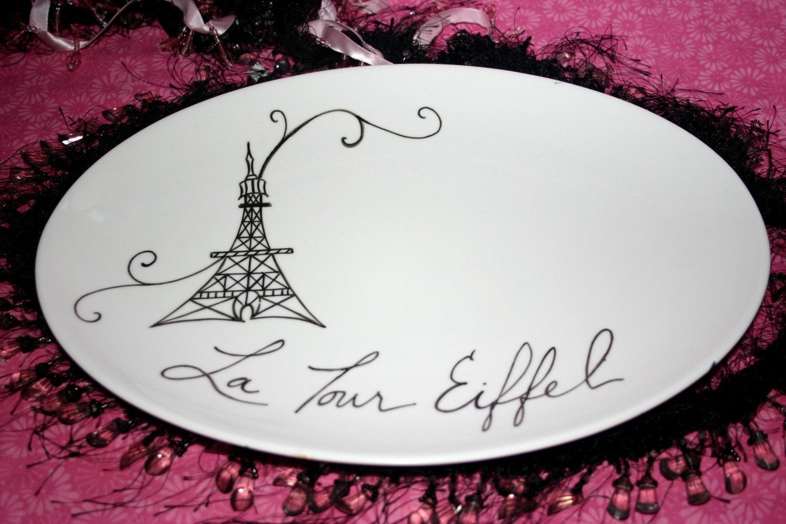 Ultra Chic Paris Serving Dish - ohhh lala