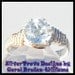 Size 8 Sky Blue Topaz Ring Sterling Silver Wire Wrapped 2.5 Carat - IN STOCK