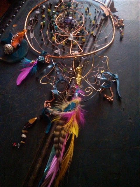 ButtaFlairies Ankh  Dream catcher( customed