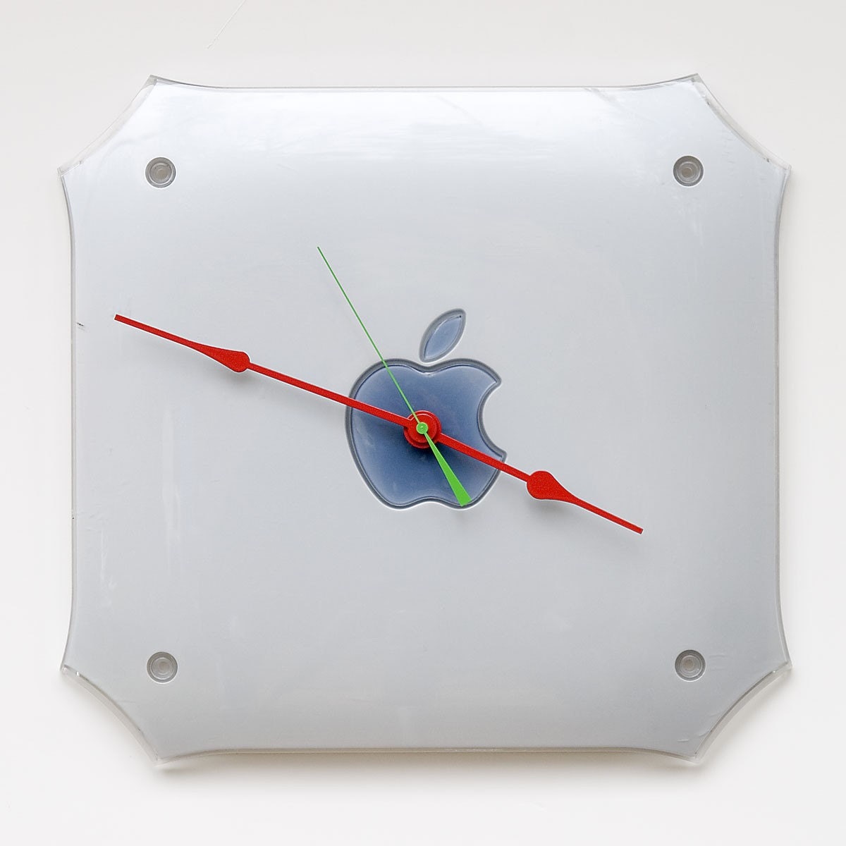 Clock made from an Apple G4 side cover