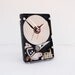 Clock made from a Computer hard drive