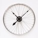Recycled Bike Wheel clock