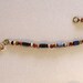 Vintage Cloisonne Pendant Handbeaded Stone Necklace