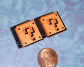 CUFFLINKS Nintendo Super Mario Brothers Question Block cuff links