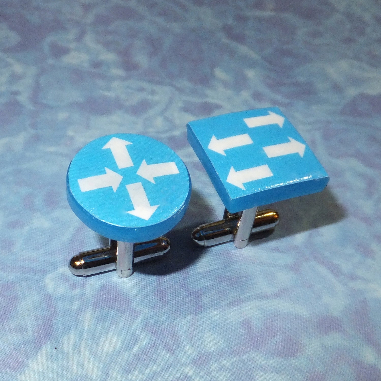 CUFFLINKS Computer Router and Switch Symbols