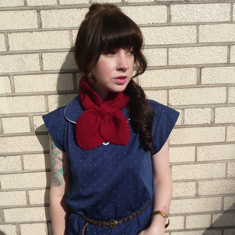 CLASSIC ASCOT CRANBERRY handknit yarnovermovement YART sale