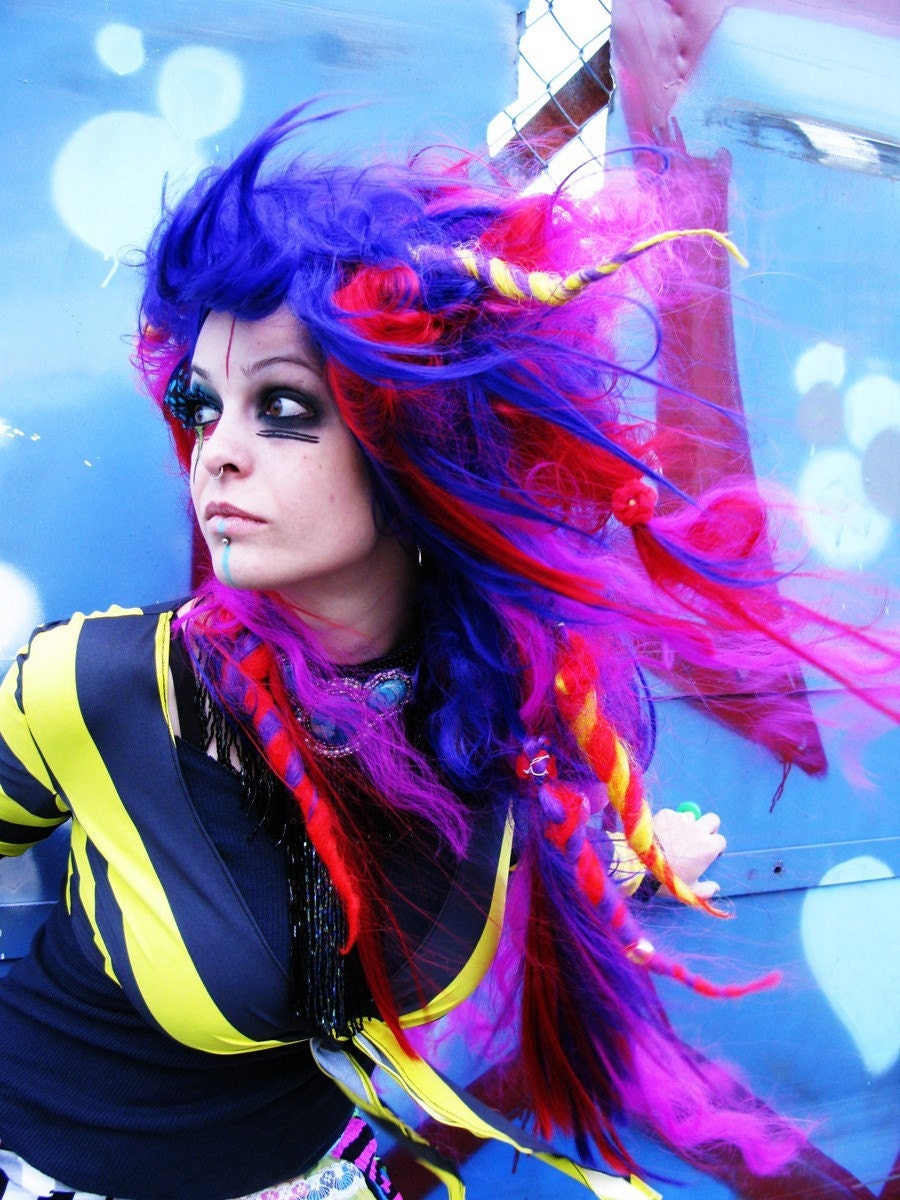 Where The Wild Things Roam, Bright Muppet Horn WIG, YOUR COLOR COMBO, by Hair Nurse Lana Guerra aoa