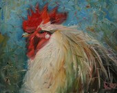 rooster121 11x14inch Print of oil painting by Roz