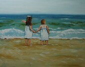 16x20 inch Beach 4 Print of oil painting by Roz