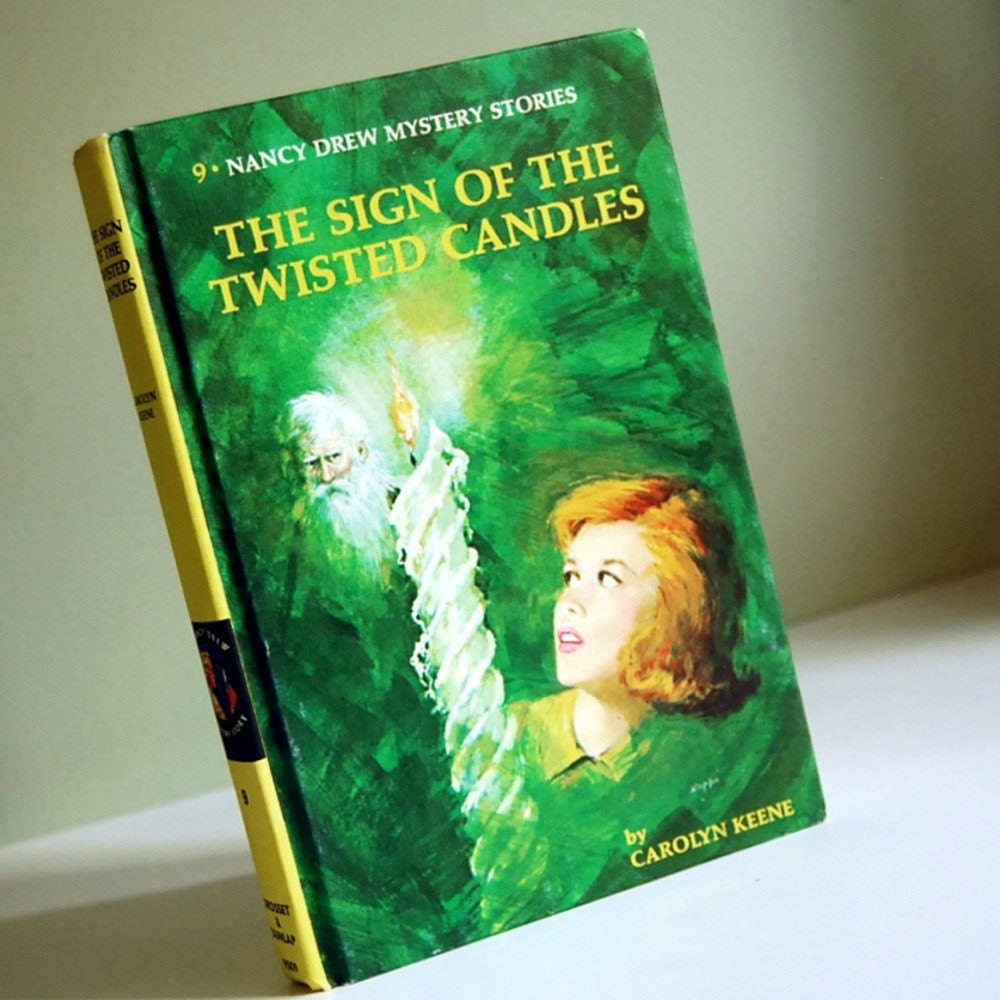 Vintage Book Nancy Drew 1968 The Sign of the Twisted Candles
