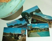 1960s Vintage Postcards Motels U.S. Travel Postcards, 5 Card Instant Collection