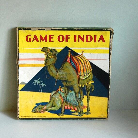 Vintage 1930s Game of India Milton Bradley by CalloohCallay