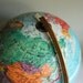 Vintage Repogle World Nation Globe, Circa 1985