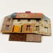 Pop-up patchwork dollhouse (quarter scale)