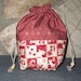 Quilted Bottom Bento Small Duffel Japanese Cats Kittens Design