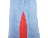 Recycled Blue Jean / Tommy Skirt