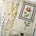 Hand Embroidered Linen Napkins Floral