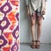Bike Shorts - Printed Jersey Ikat Pattern - LAST PAIR - XS