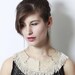 Fringe and Leather Collar - Natural