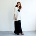 Box T - Cream Modern Circles Lace, Natural Cream Viscose Jersey sleeves - One Size