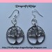 Antiqued Silver Celtic Tree of Life Sterling Earrings Handmade Gifts Mother Sister Friend Family DragonflyRidge