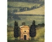 San Quirico, 4x5 Original, Signed, Fine Art Photograph