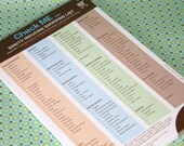 Check ME grocery shopping list notepad