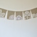 Vintage doily bunting