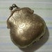 Oxidized Brass Purse Locket Pendant Brass Locket