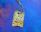 Abstract Bronze Necklace