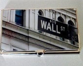 NYC Card Case: Wall Street card case on Etsy