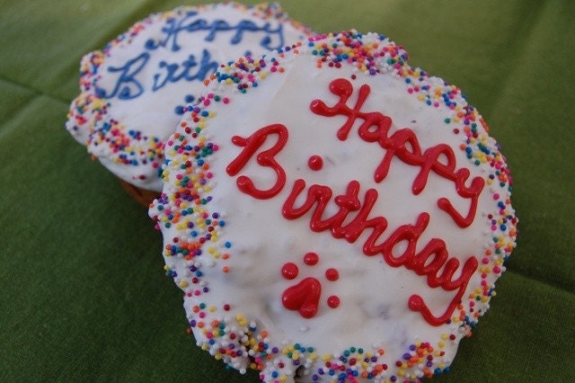 Happy Birthday Granola Cake for dogs