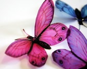 B049 x 12 3D Butterflies for use in Weddings, Decorations and Crafting