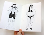 A Catalogue of Outrageous Swimwear - Book / Zine - Handmade Self Published illustrated book
