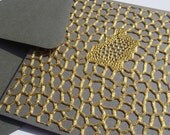 Featured on Etsy front page  Golden Ashe CARD-TURE