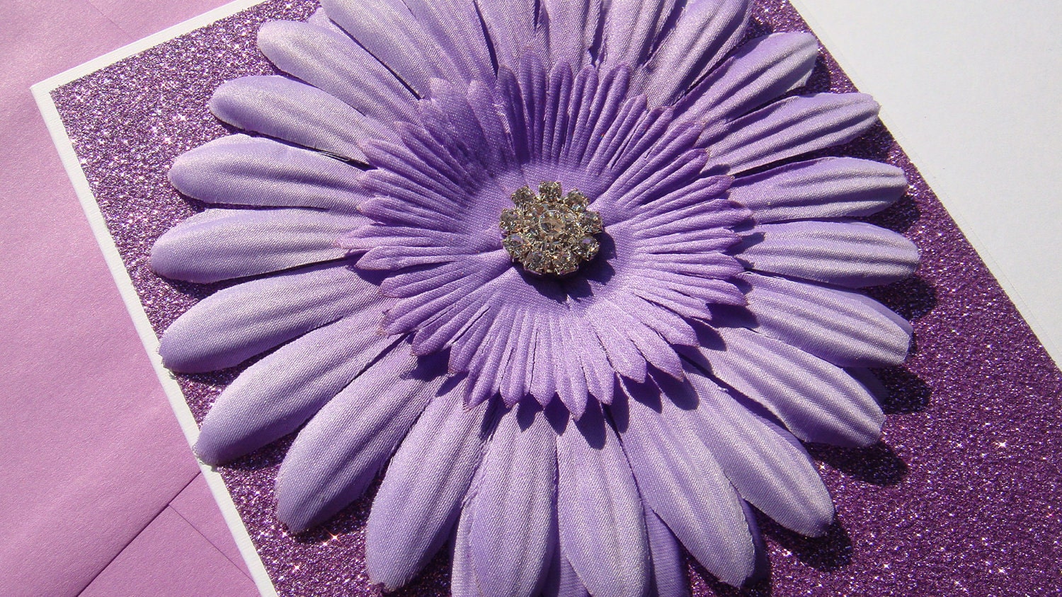 Purple Sparkle Flower Bloom