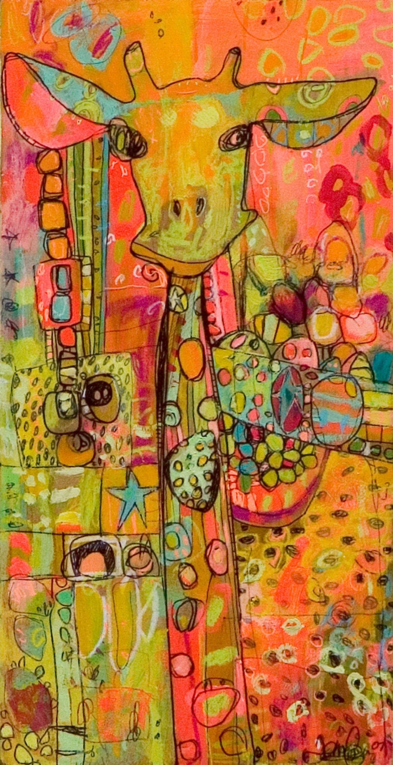 CIRQUEY Giraffe Jennifer Mercede print