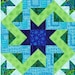 Octagonia paper pieced quilt block pattern INSTANT DOWNLOAD PDF