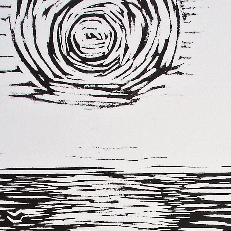 Lake Michigan (Original Woodblock Print)