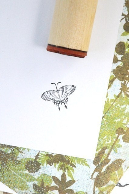 Butterfly Rubber Stamp