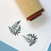 Delicate Fern Rubber Stamp