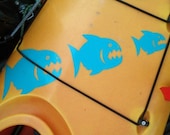 Piranha Kayak Decal, medium