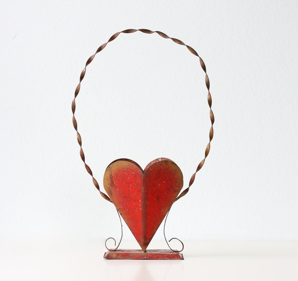 Vintage Heart Planter