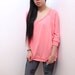 Pink Skull Cut-Out Sweatshirt - L