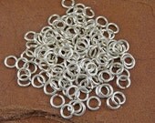 Sterling Silver Jump Rings - 60 18 gauge 5mm Inner Diameter (7mm outer diameter)