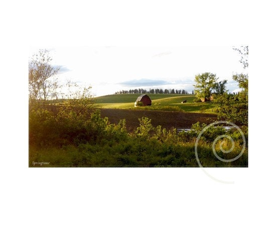 Spring Landscape Fine Art Photo Photography Pastoral Barn Art Print