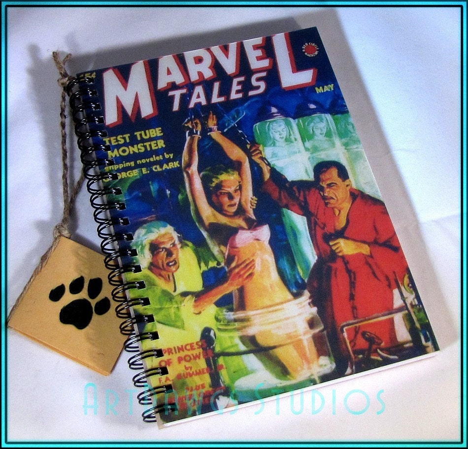 Marvel Tales Vintage Comic Book Blank Journal (Notebook, sketch book, note pad)